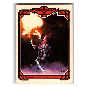 Donruss Kiss Gene Simmons 1978 Music Non-Sport Card 42 Vintage